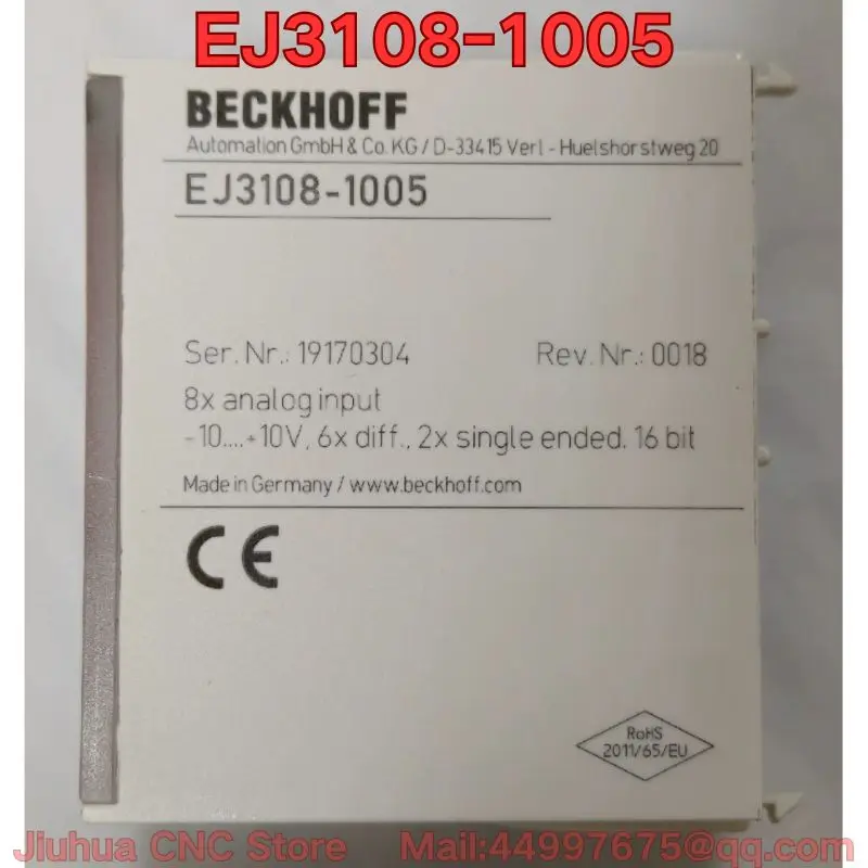 Second-hand EJ2008-0000 EJ1809-0000 EJ6002-0000 PLC module function test is normal Latest prices for August 2026
