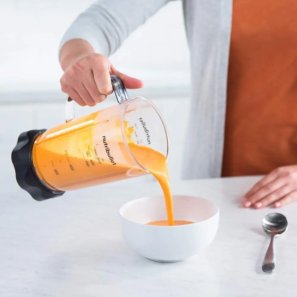 1000W Personal Blender 32oz Pitcher Easy Grip Extractor Blade 2 Speeds Nutrient Extraction Portable Cup and Recipe Guide