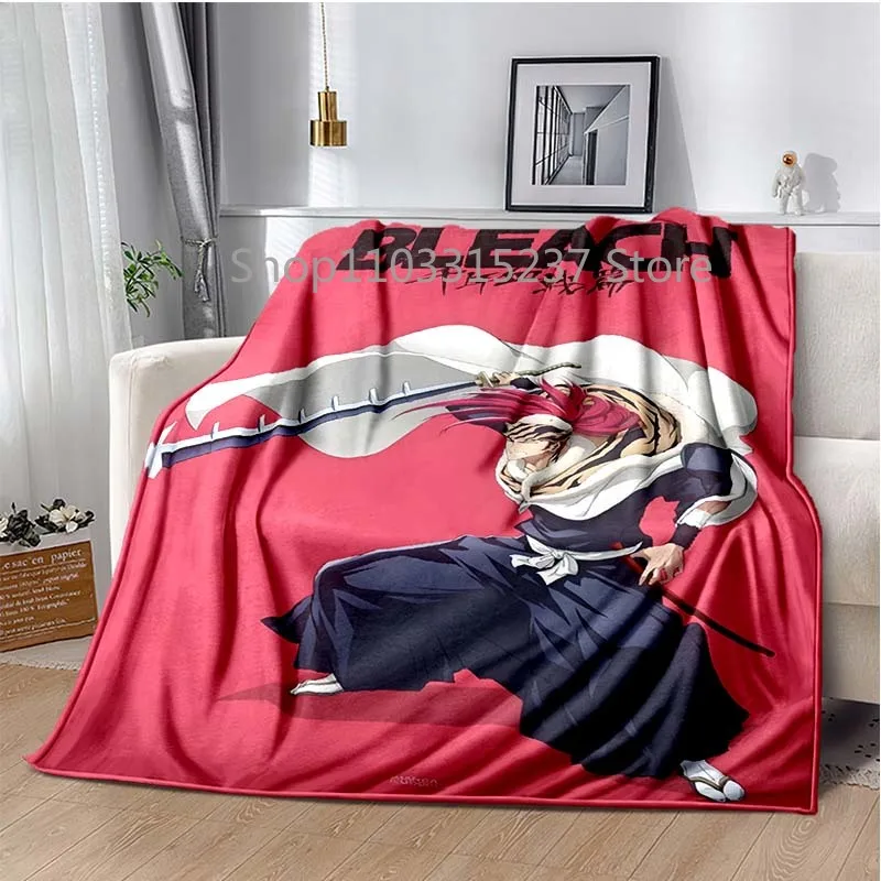 Comics BB-Bleach Poster Blankets,Soft Warm Throw Blanket,for Bathroom Bedroom Living Room Sofa Bed Car,brithday Gift