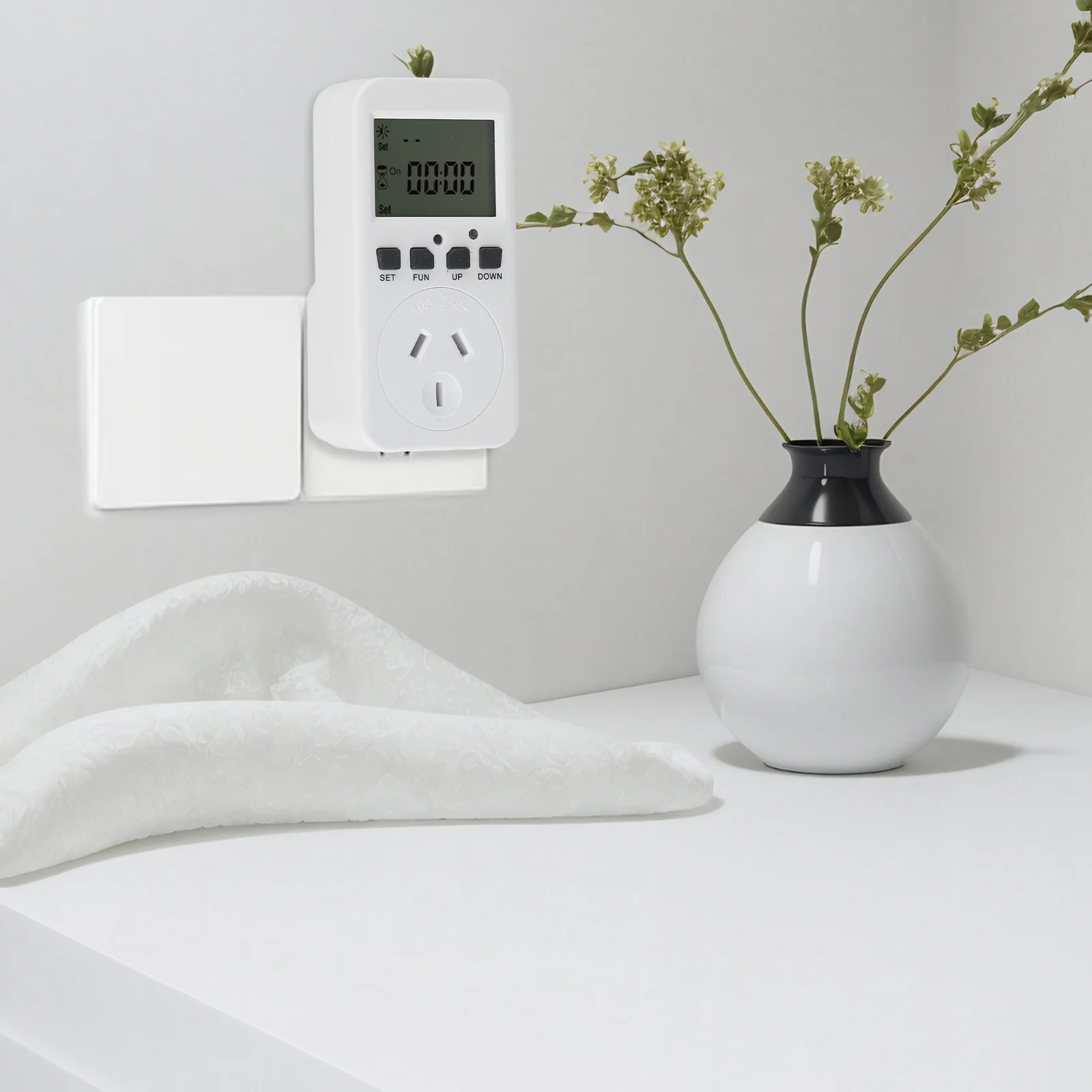 Cycle Programmable Switch Digital Timer Socket Power Control Built-in Timer Function Power Management Device For Generators