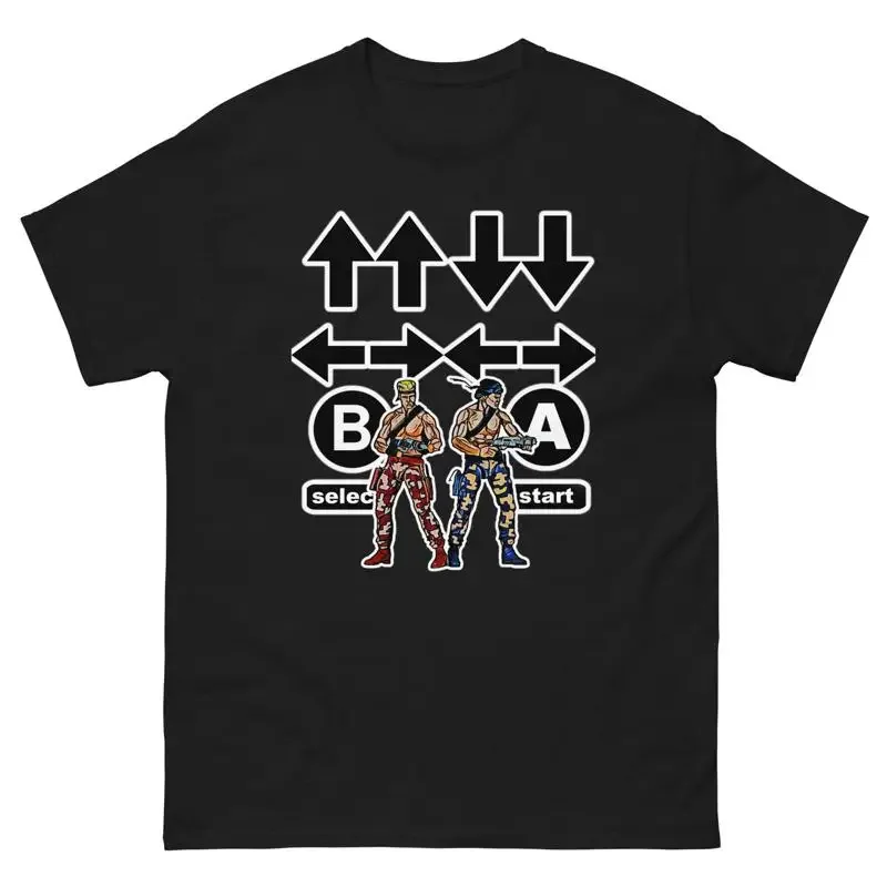 Contra Classic T Shirt Level Up Your Style With Retro Gaming Awesomeness