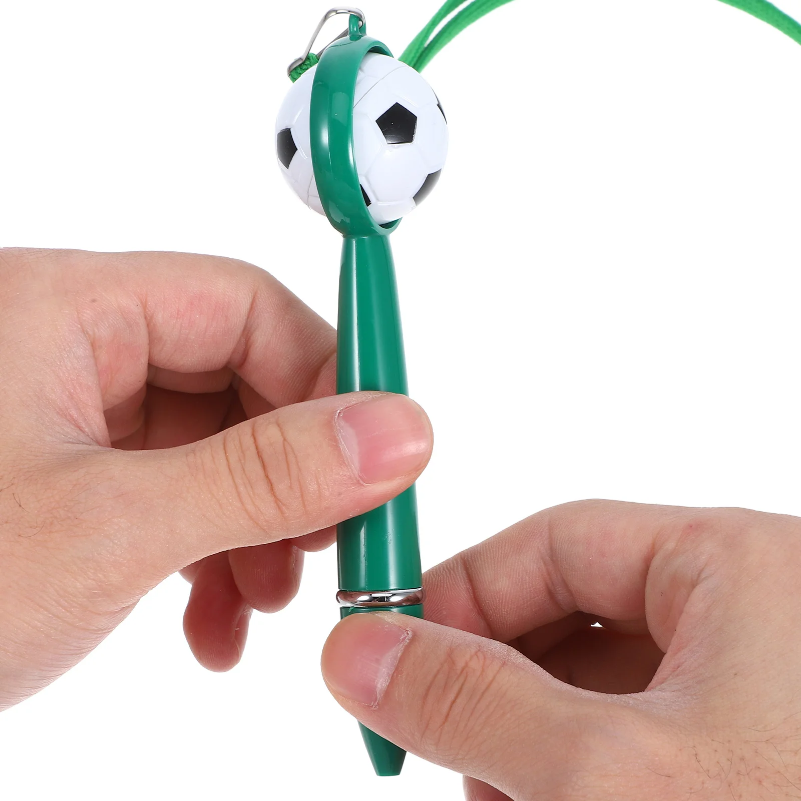 4 قطعة أقلام حبر جاف لكرة القدم شكل السلس الكتابة قبضة مريحة الحبل تصميم اللوازم المكتبية أقلام القرطاسية الكرتون ل #2