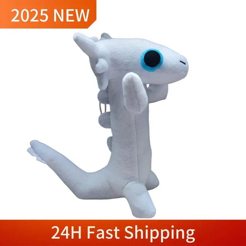 

A49U Dancing Dragon Plush 10 Inch Plush Cute And Fun Toy Gifts For Halloween, Friends, Family 1 Piece White