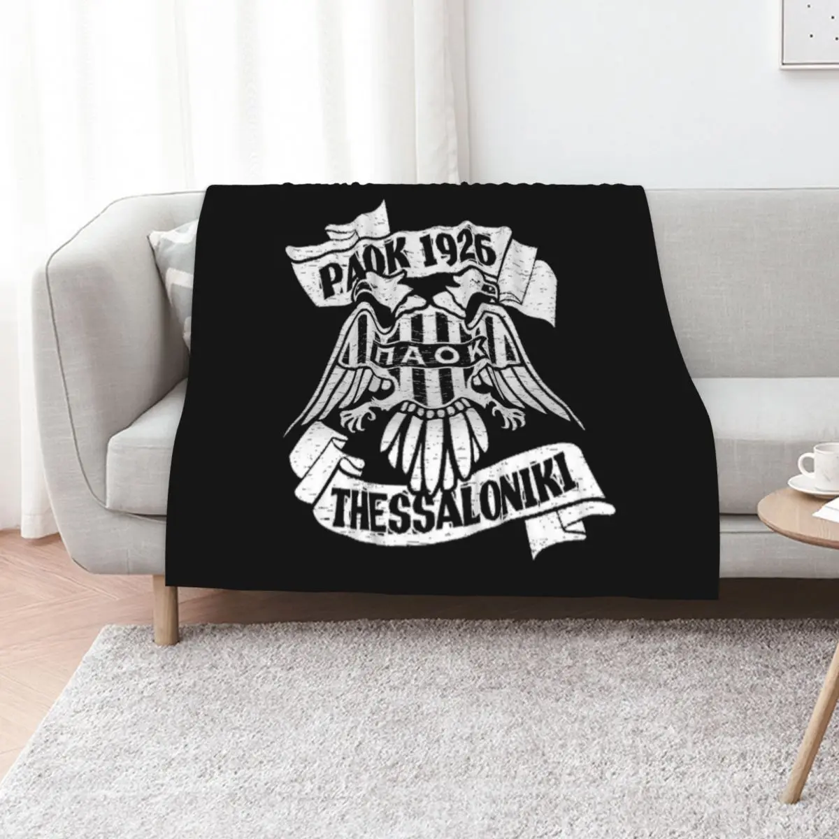 Mono P.A.O.K. Throw Blanket Warm Cozy Throw Blanket for Living Room Couch