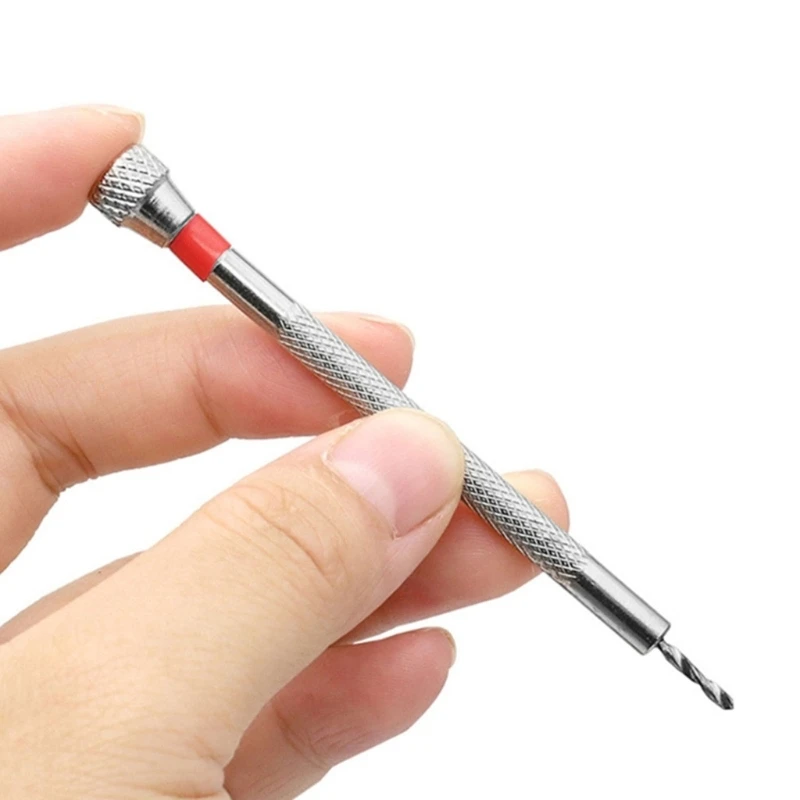 Perceuse à main pour moules en résine, perceuse de précision de 1.6mm, outil de poinçonnage à vis, Mini perceuse hélicoïdale pour bricolage, moule