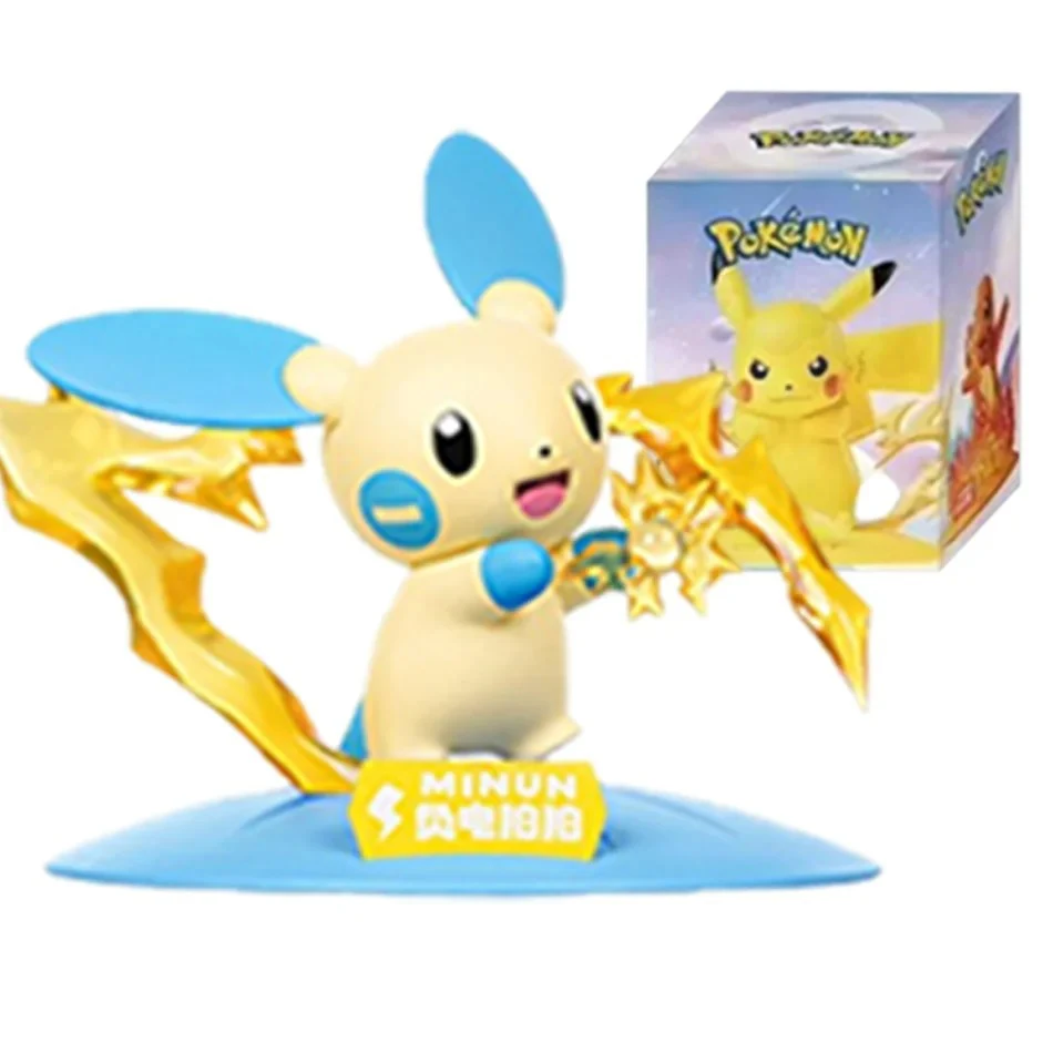 12 Pokémon Actionfiguren Pikachu Blindbox Anime-Modelle Schreibtisch-Dekorationen Pokémon Spielzeug Kindergeburtstagsgeschenke