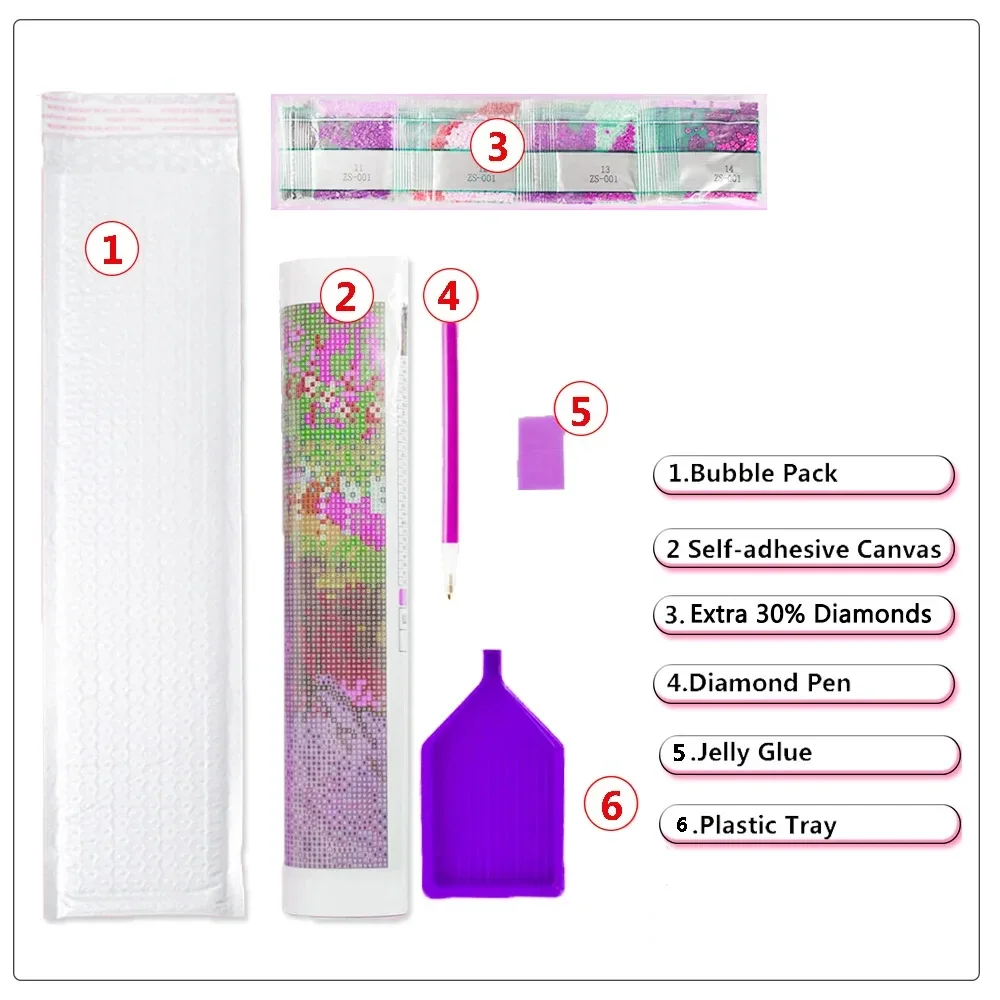 AZQSD الماس peinture 5d فلور ماندالا فسيفساء كوتور أطقم يكمل broderie بيع الأزهار ديكور à لا ميزون 30x40 سم الحرفي #6