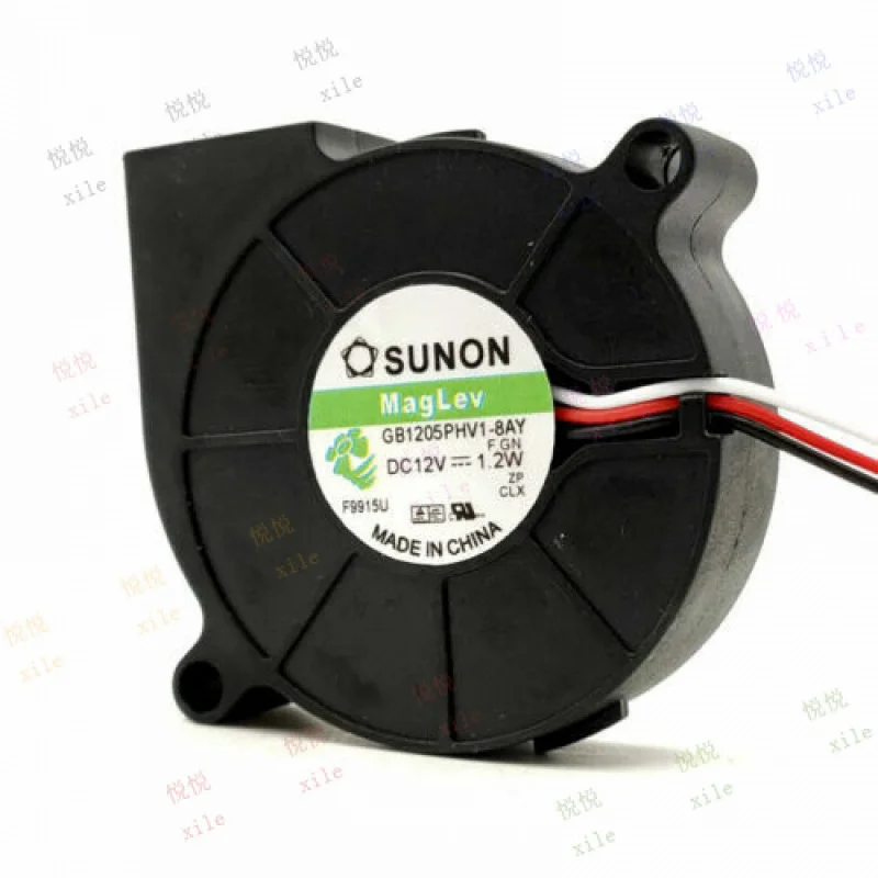 

LL 1Pcs For SUNON GB1205PHV1-8AY 5015 5CM 12V 1.2W 3-pin Cooling Fan