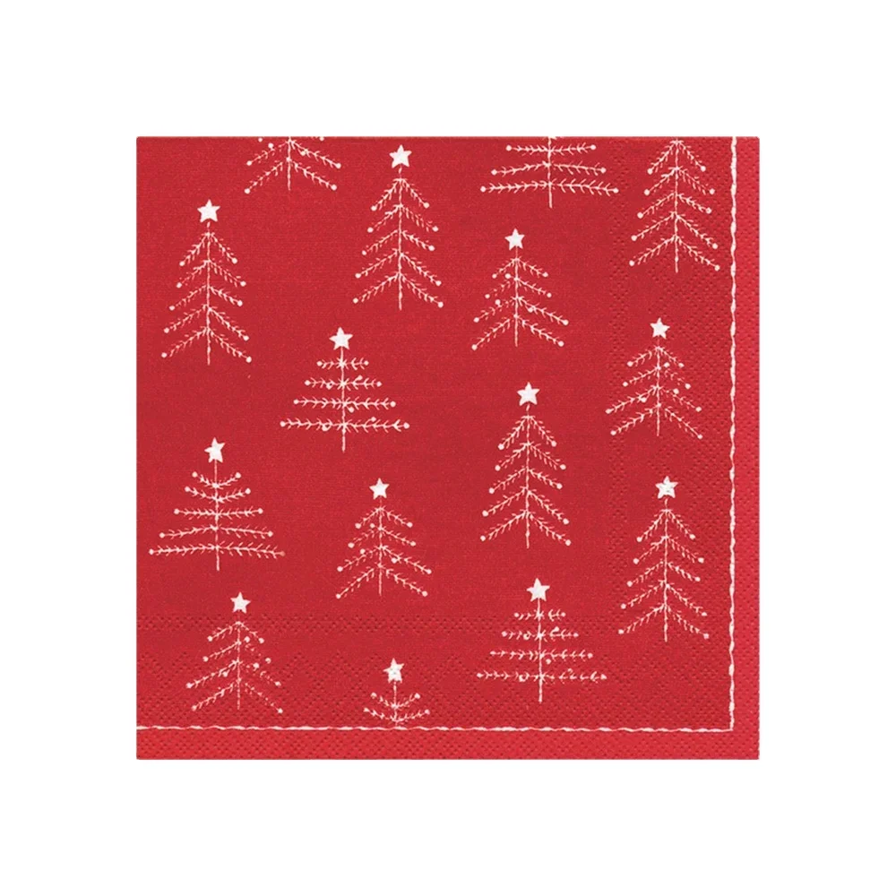 

full color custom design Christmas day printed paper napkins