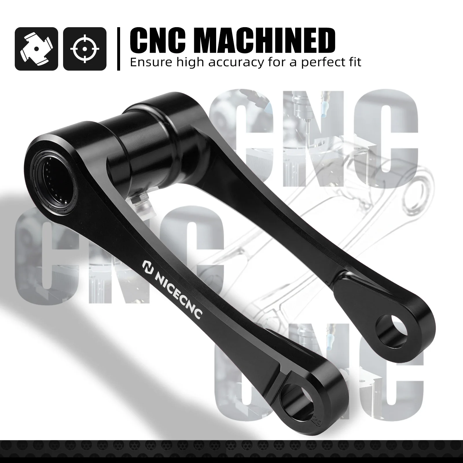 NICECNC Für Stark Varg EX 80PS 2024-2026 Für Stark Varg MX SM Motocross 1″ Tieferlegungs-Kit Tieferlegungsgestänge Elektrisches Dirt Bike – Detail 7