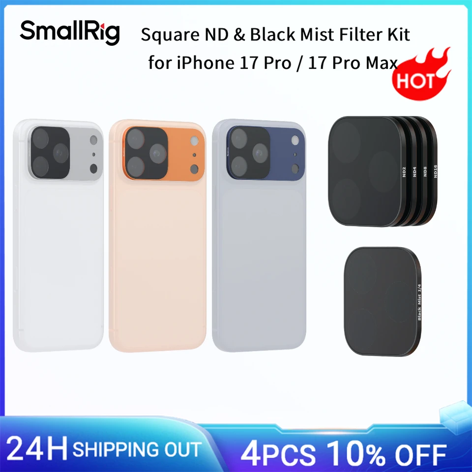SmallRig iPhone 17 Pro ND Filter Kit with Magnetic Mount
