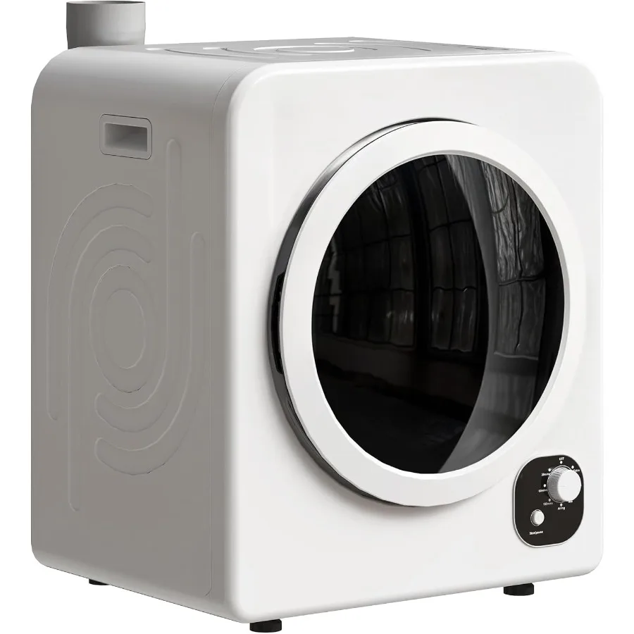مجفف ملابس محمول 120 فولت، 1300 وات، ماكينة تجفيف غسيل ذات تحميل أمامي مدمج 3.3 متر مكعب. قدم. مع حوض ستانلس ستيل 4 جاف أوتوماتيكي #1