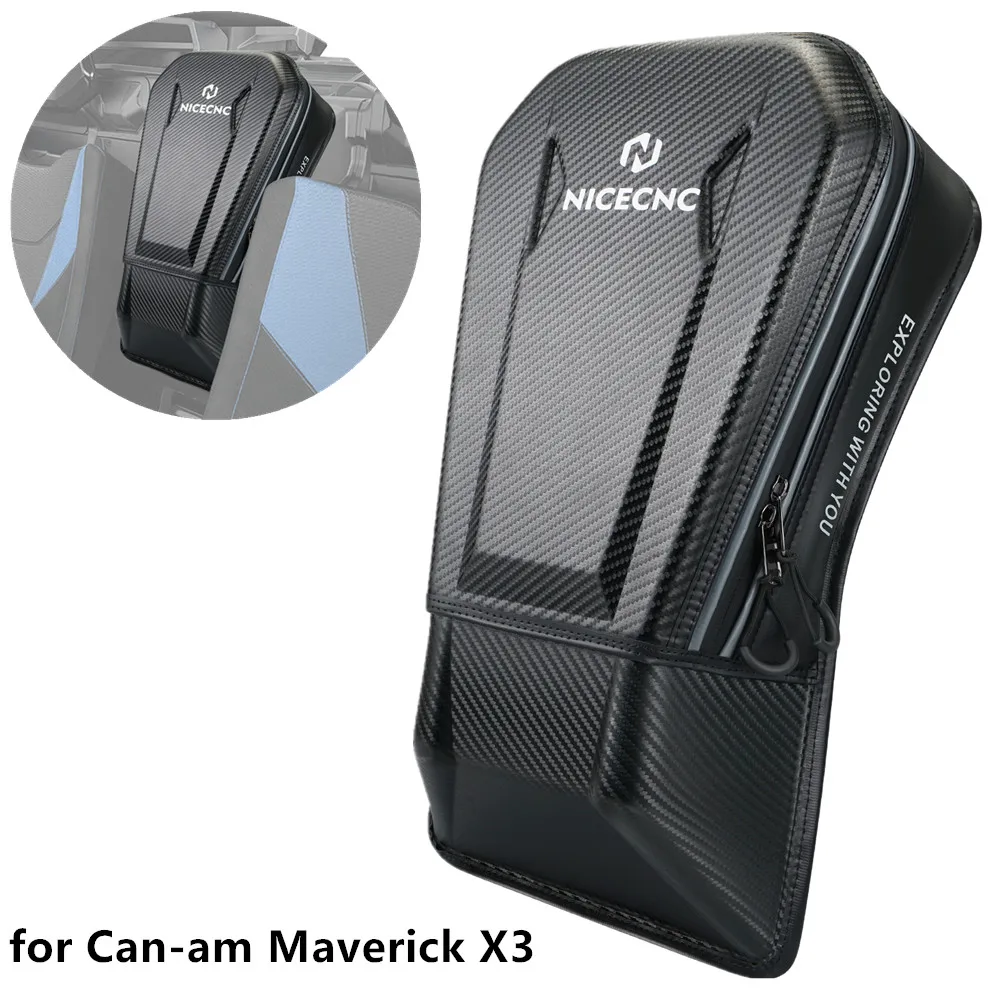 

for Can Am Maverick X3 MAX RS XRS Turbo 2017-2023 2021Center Seat Bag Waterproof Hard Shell Cab Pack UTV Accessories Tool Case