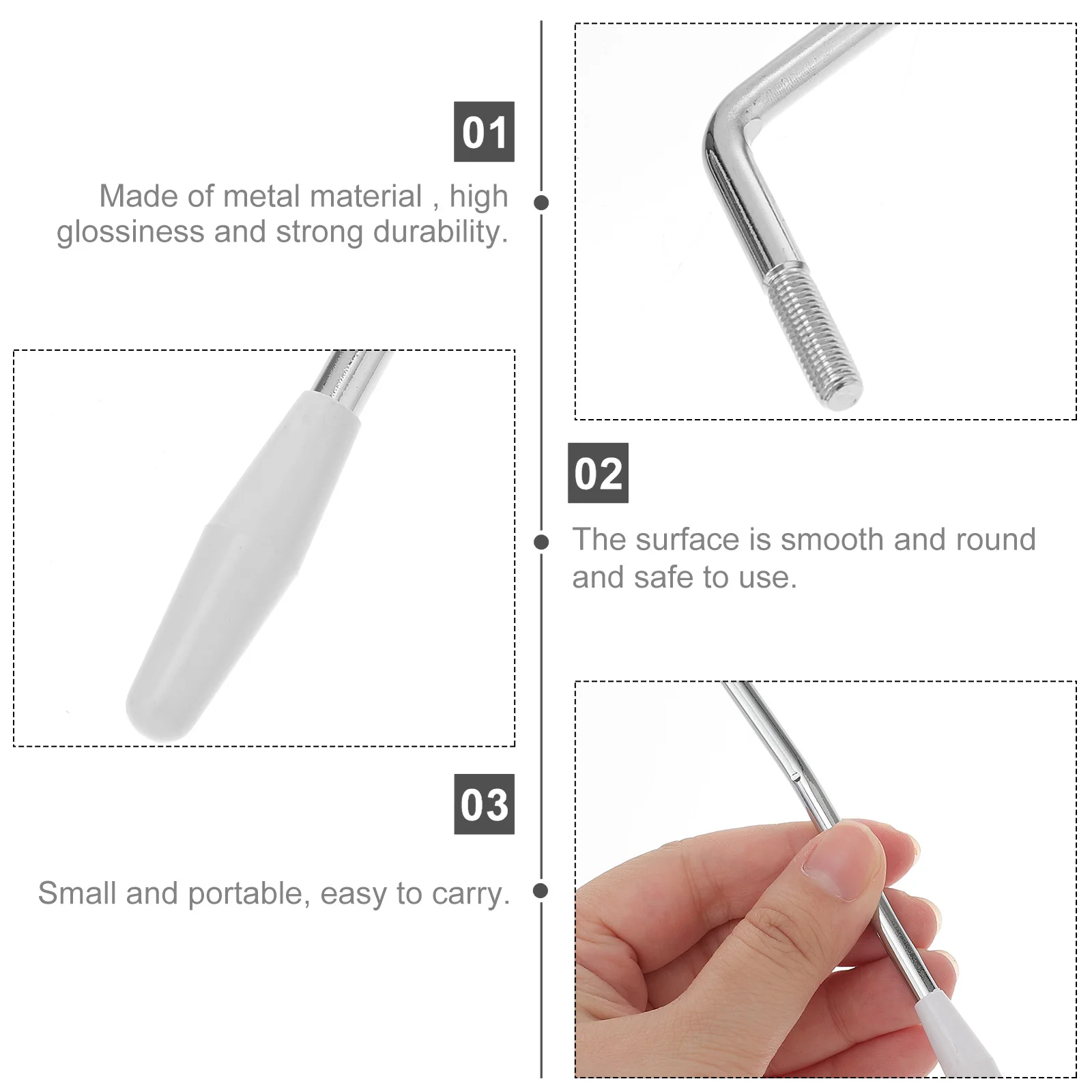 

5 .0mm Bend Guitar Whammy Bar Crank Batter Arm with Rocker Cover Tremolo Stick