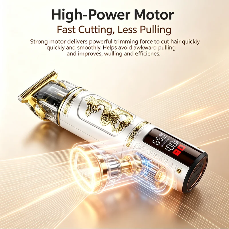 Men's Hair Trimmer - Professional Shaving Machine Hair Cutting Clipper for Barbers Men's Hair Cutter Razor for Precision Detaili gallery 2