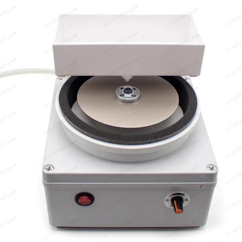 Electric Flat Grinder - 125MM Diamond Grinding Wheel, Portable Sharpening Machine for Knives/Gemstones/Lapidary (Water-Cooled)