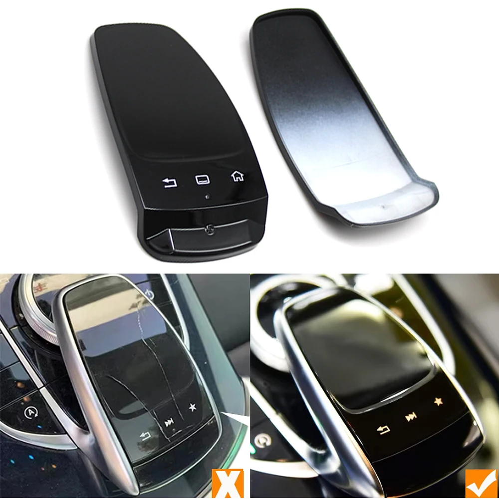 Konsola samochodowa nakładka na Touchpad z motywarzem odręcznym do przełącznik sterujący Mercedes BENZ C E GLC GLS GLE S klasa W205 W253 W166 W222 W213