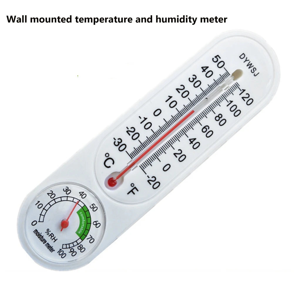 Laboratory Wall Hanging Thermometer Garden Greenhouse Planting Humidity Meter Temperature Monitor Measurement Tool 230x 66mm