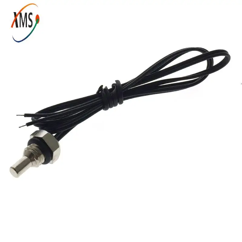 The screw thread probe M8x4x1.2 NTC thermistor temperature sensor Resistance 10k 50k 100k  B value3950  L=0.5M 1M  2M