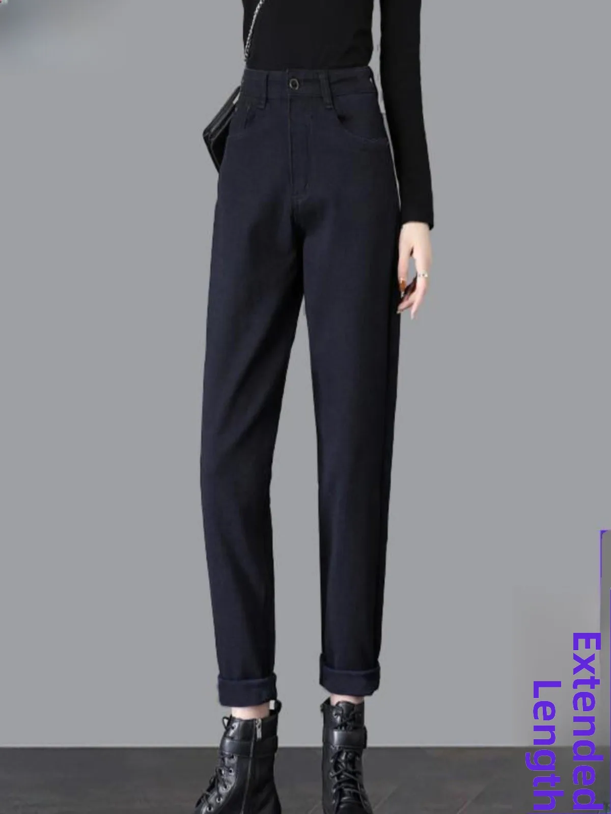 

Bla Свободный крой с высокой талией Летние тонкие джинсовые брюки Женские широкие джинсы Длинные зауженные джинсы для папы Повседневные хлопковые эластичные джинсы