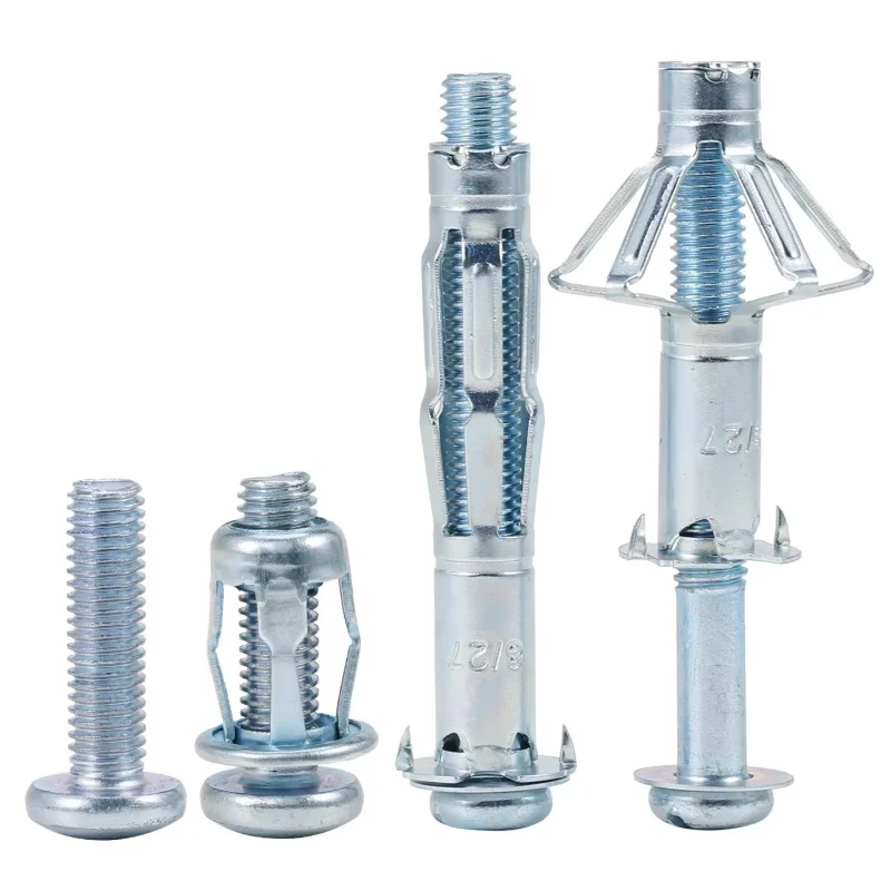 

M4 M5-M8 Drywall Anchor Plasterboard Cavity Plug Dowel Hollow Wall Anchor Molly for Ceiling Expansion Screws Gypsum Board Holes