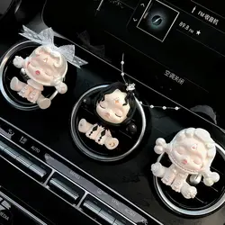 Cute Doll Car Aromatherapy Perfume Car Air Conditioning Vent Decorative Supplies Ornaments Diffuser Stone Ladies