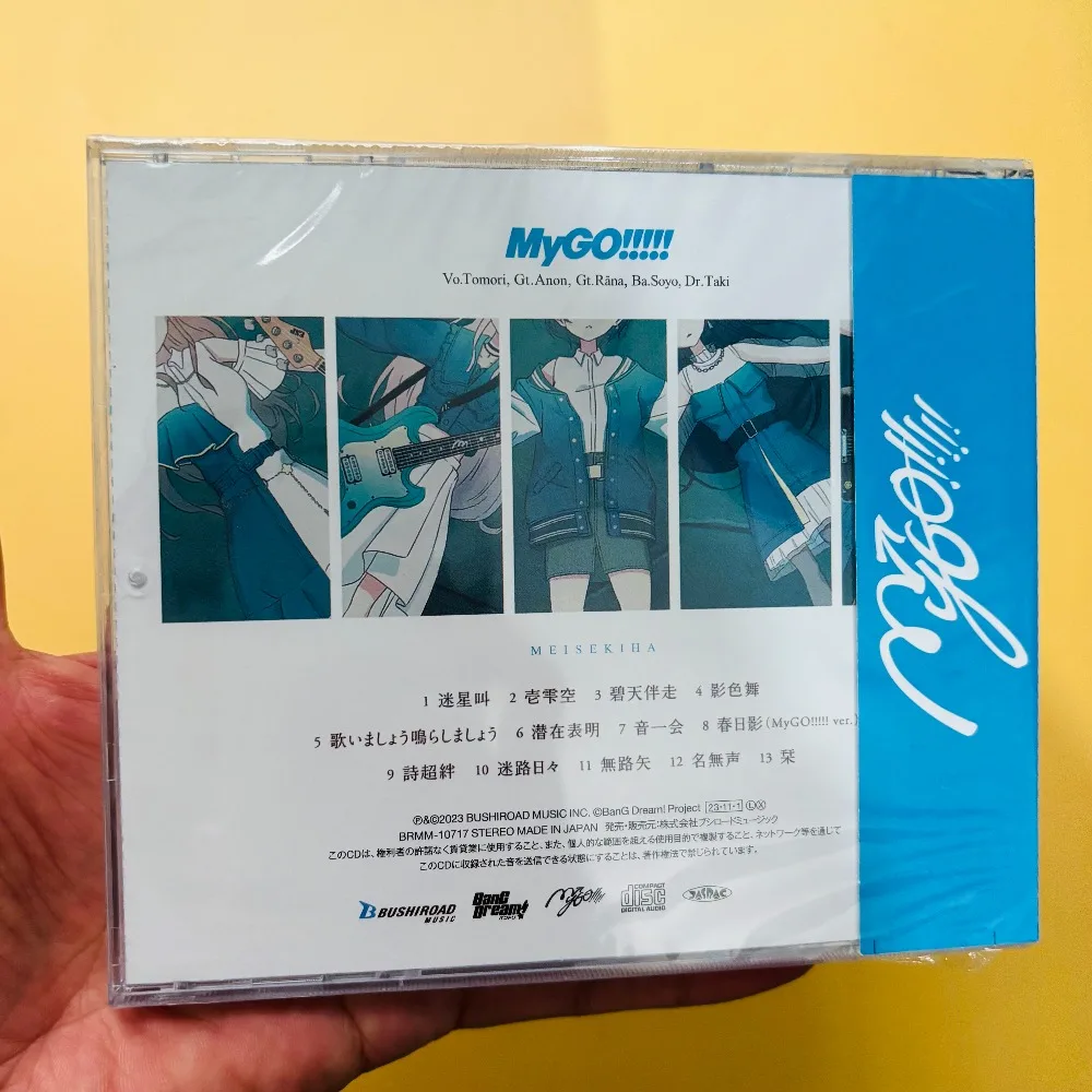 

BanG Dream! MyGO!!!!! Meisekiha CD Album J-Rock Anime Soundtrack 1st Full Album Collectible In Stock