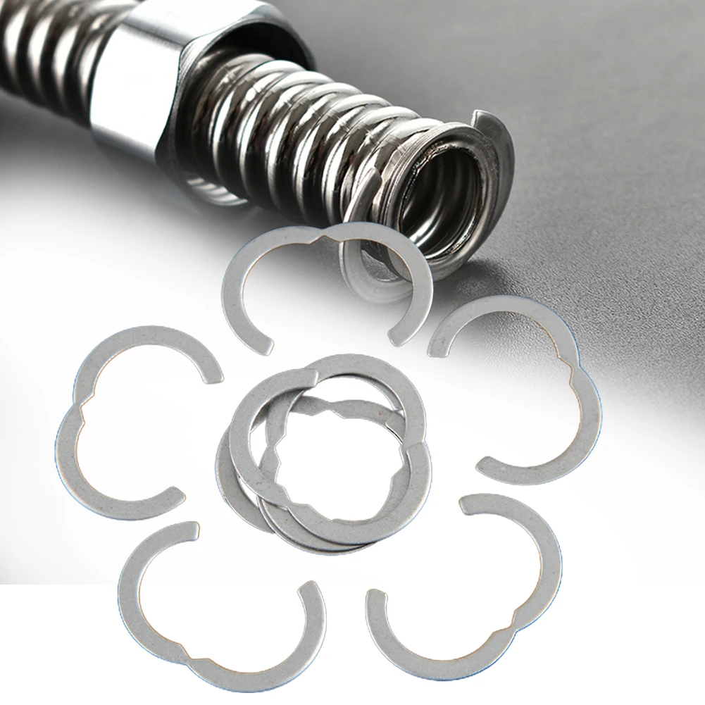 Segment rings for solar stainless steel corrugated pipes DN16 DN20 DN25 DN32 compatible with union nuts for leak fittings