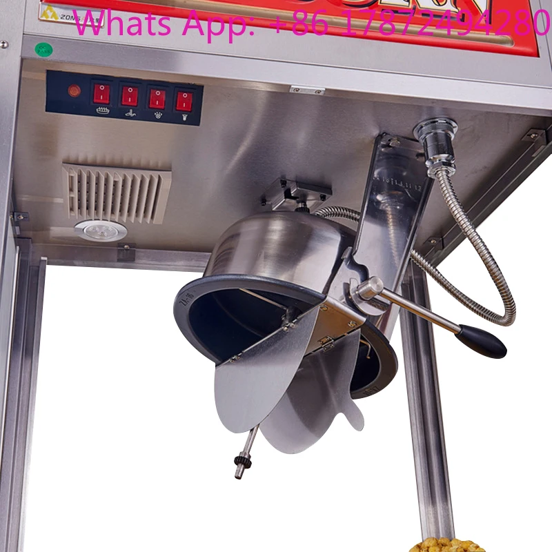 Commercial Automatic Popcorn Machine Electric Ball & Butterfly Shape Corn Popper, Roof Design Popcorn Maker for Business