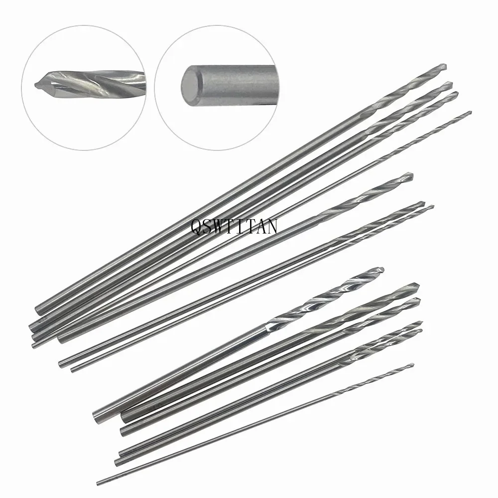 10pcs/set Stainless Steel Drill Bits Veterinary Orthopedics Instruments