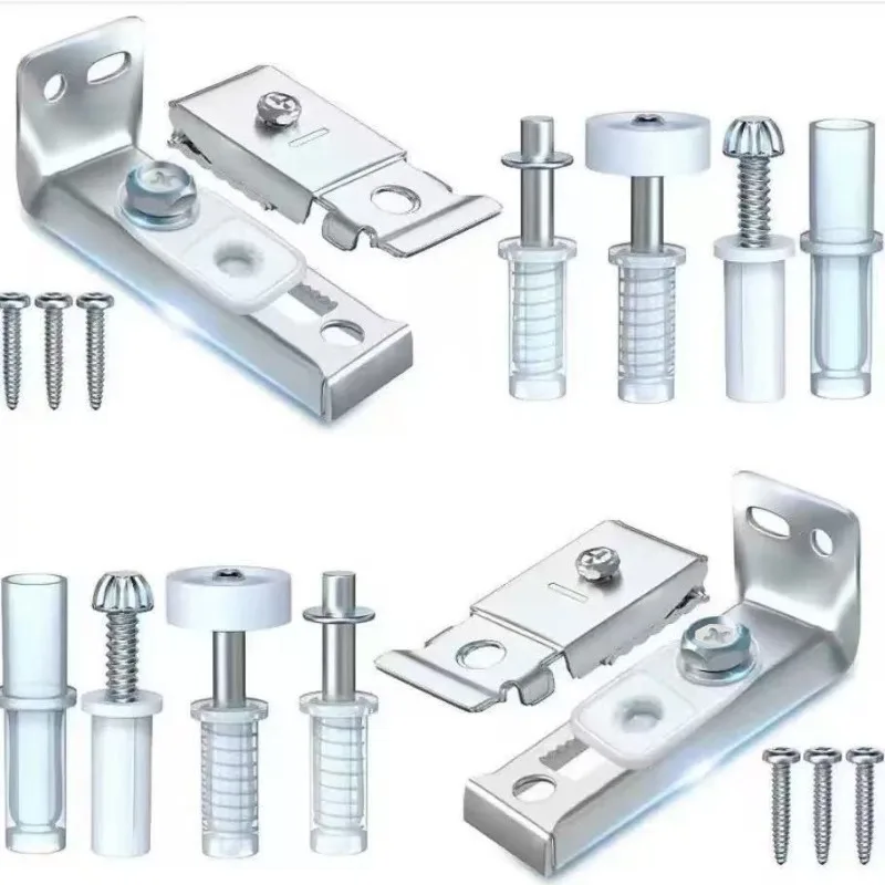 Folding door accessories Multiple door connectors Metal top pulleys Pivot hardware set Hardware