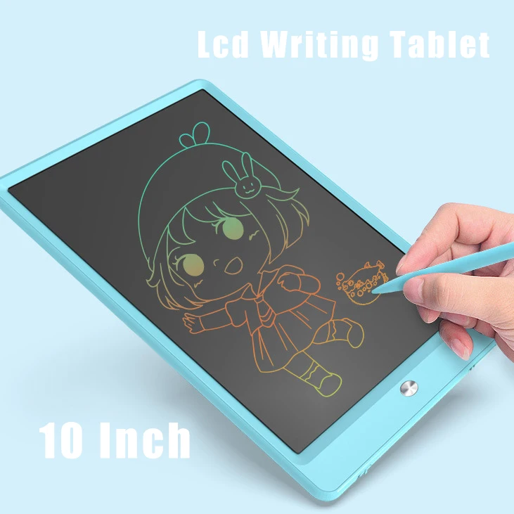 Kids Graffiti Sketchpad Board 10 Inch Lcd Writing Tablet Toy Handwriting Magic Drawing Blackboard Drawing Board Birthday Gift