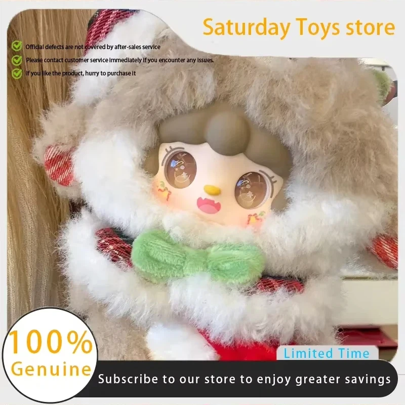 

Yooki Рождественские колокольчики серии виниловый плюшевый кулон слепая коробка Коллекционная фигурка модный рождественский подарок для девочек коробка-сюрприз