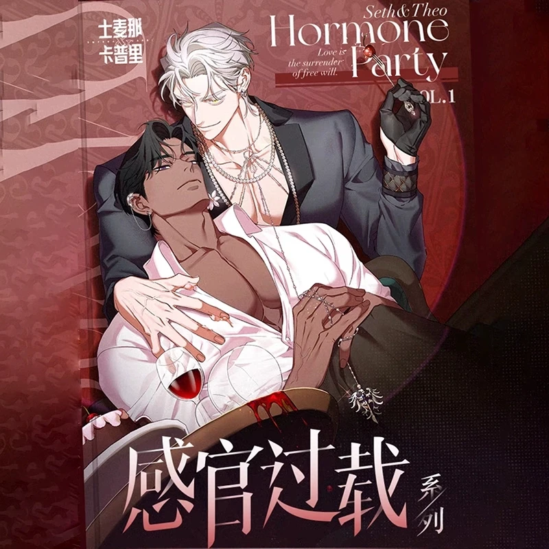 2025.new Smyrna Capri China Seth & Theo هرمون حفلة البضائع الرسمية حامل أكريليك CD Photocard stub الأصلي قبل البيع