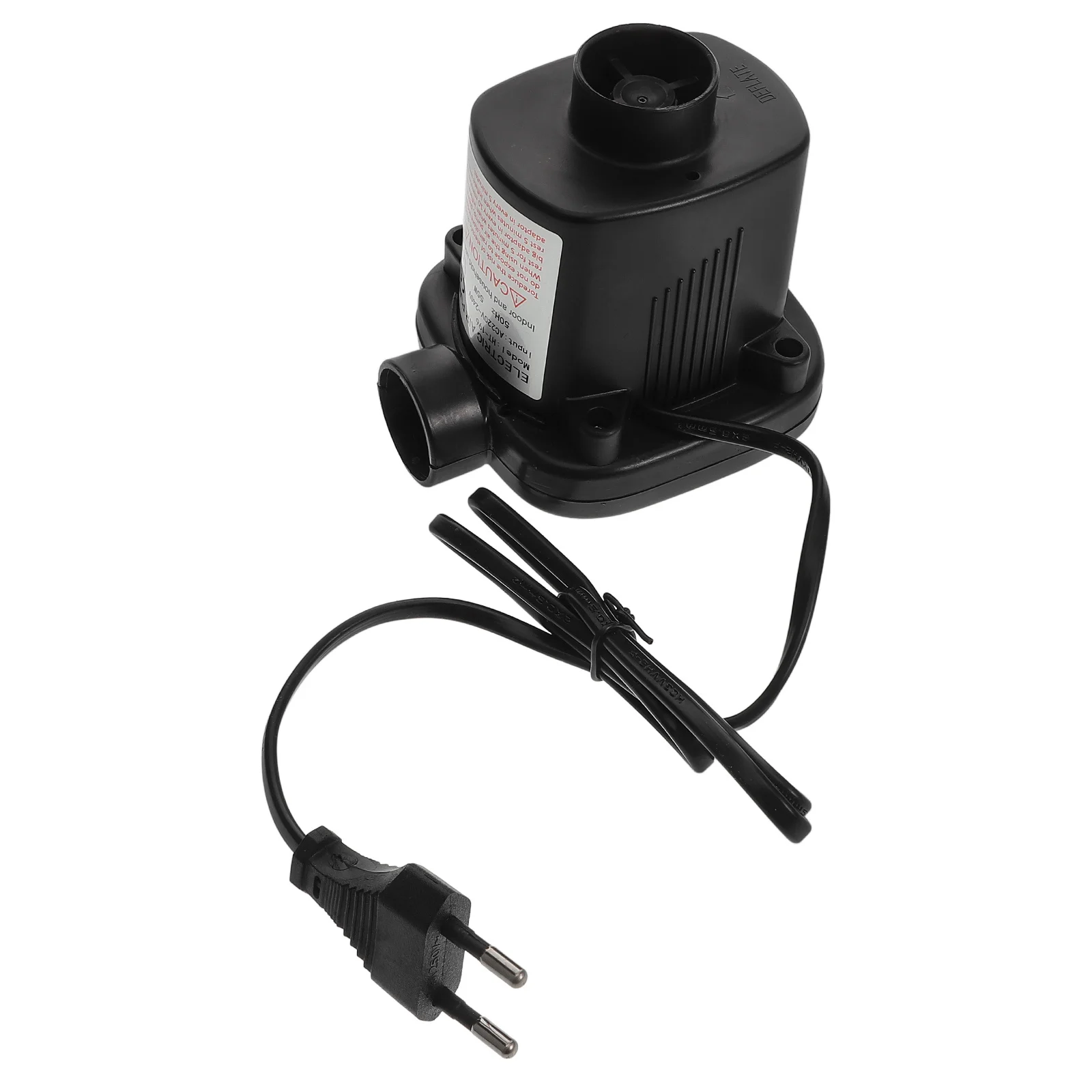 

Electric Air Pump Portable Inflator Deflator for Air Mattress Pool Float Cushions High Wind Volume Low Noise Eu Plug