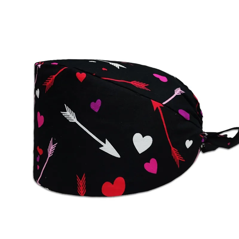 Gorros quirúrgicos para mujer, gorro de algodón puro para enfermera, Enfermería Médica, dentista, laboratorio, salón de belleza, clínica, accesorios de trabajo