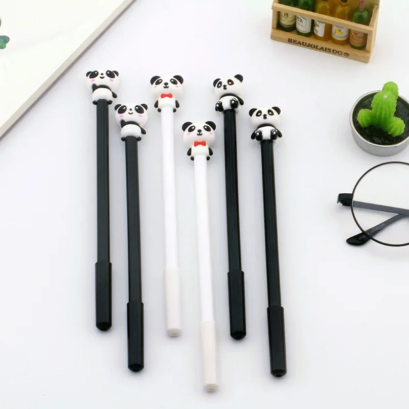 

50 шт. корейский мультфильм Danmeng мультфильм панда гелевая ручка милые животные водяная ручка канцелярские принадлежности kawaii школьные принадлежности B