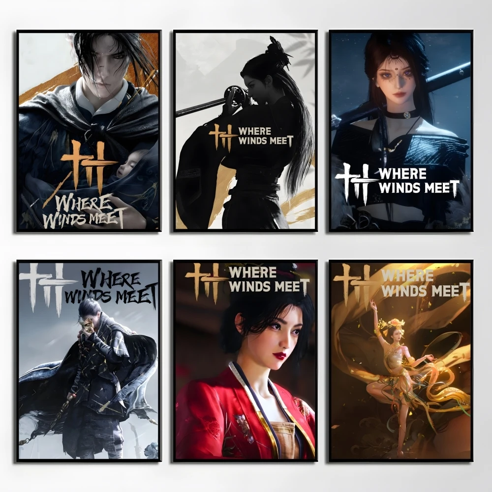 

Game W-Where Winds Meet Poster Elegant And Affordable Wall Art Stickers For Dormitory Living Room And Bedroom Spaces