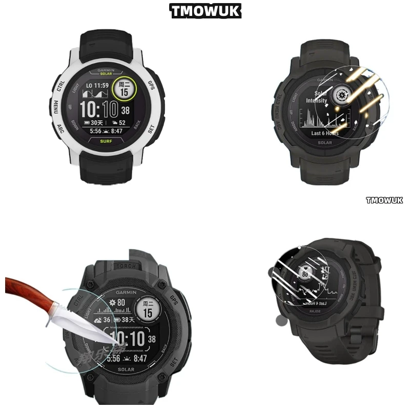 

Scratch Resistant 9H Tempered Glass For Garmin Instinct 2 2X 3 3E Crossover 40 45 50 Mm Smartwatches