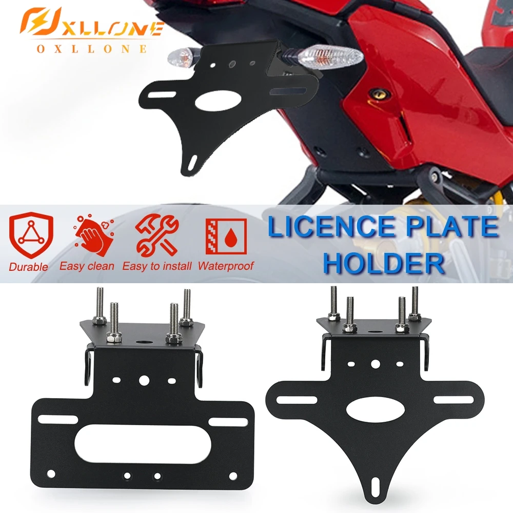 

FOR DUCATI SUPERSPORT 939/S SuperSport 950/S 2017-2025 2024 2023 2022 2021 Motorcycle License Plate Bracket Holder Accessories