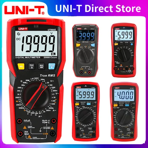 UNI-T Multimeter Digital UT89XD UT89X UT890C UT890D+ UT123 UT123D UT105+ Professional Multimetro Electric Tester Multi Meter