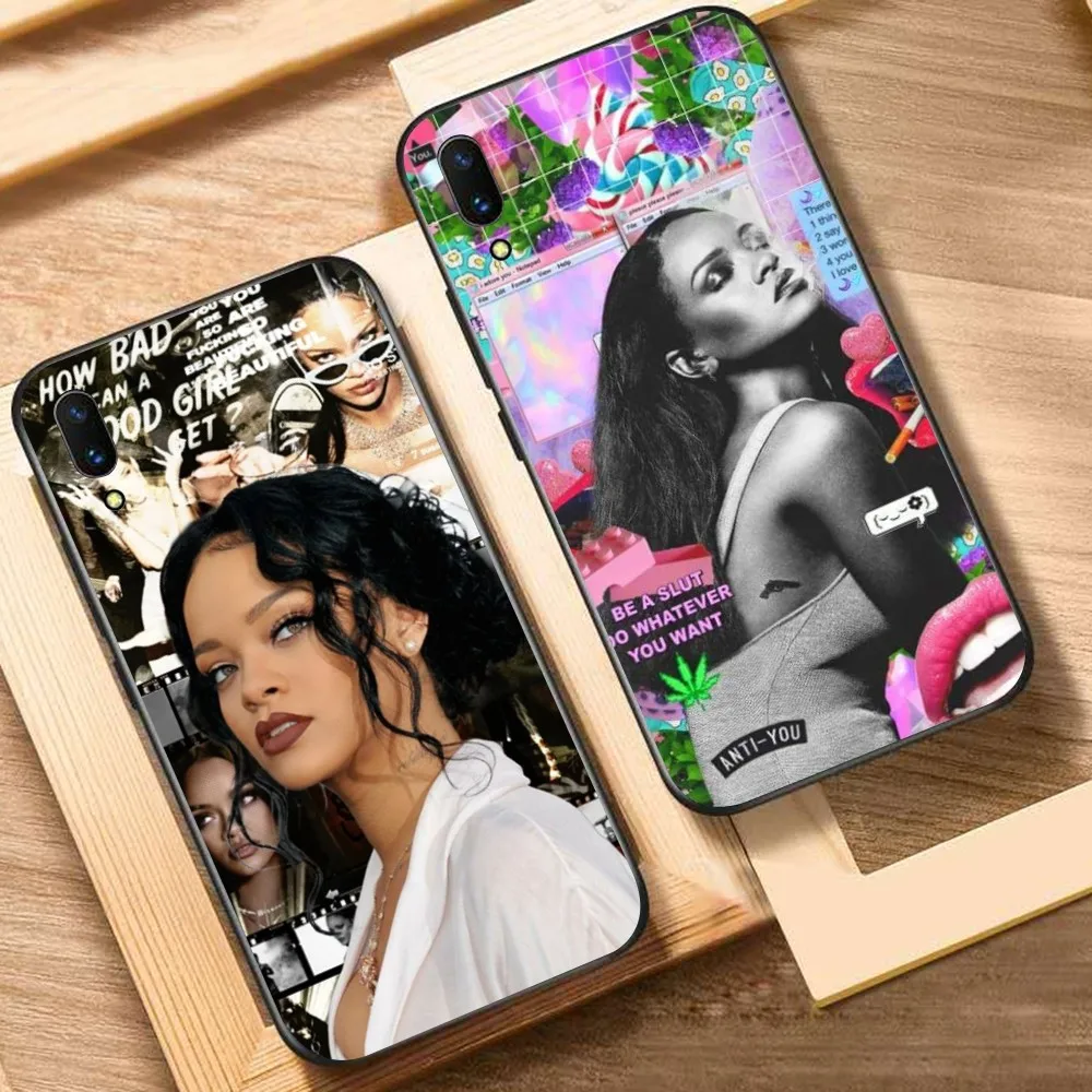 S-singer R-rihannar Mousepad For Huawei Y9 6 7 5 Prime Enjoy 7s 7 8 plus 7a 9e 9plus 8E Lite Psmart Shell