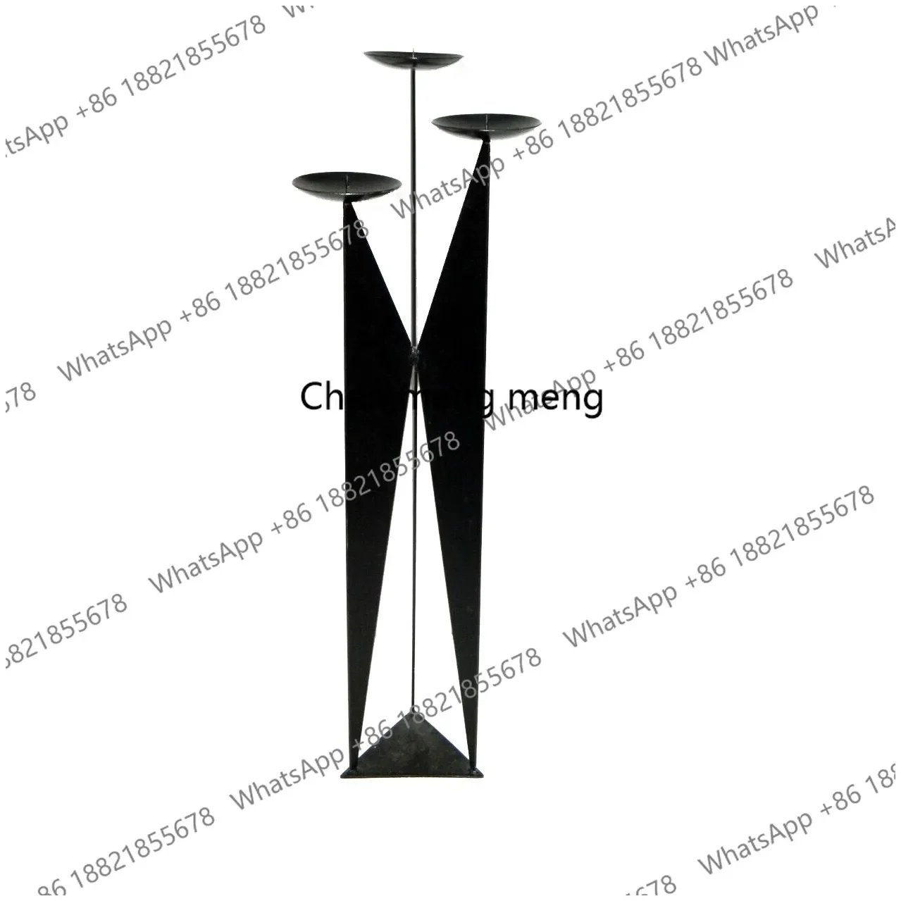 Świecznik z kutego żelaza od podłogi do sufitu, ozdoba, nowy chiński styl, dekoracja do domu, pensjonatu, sklepu odzieżowego