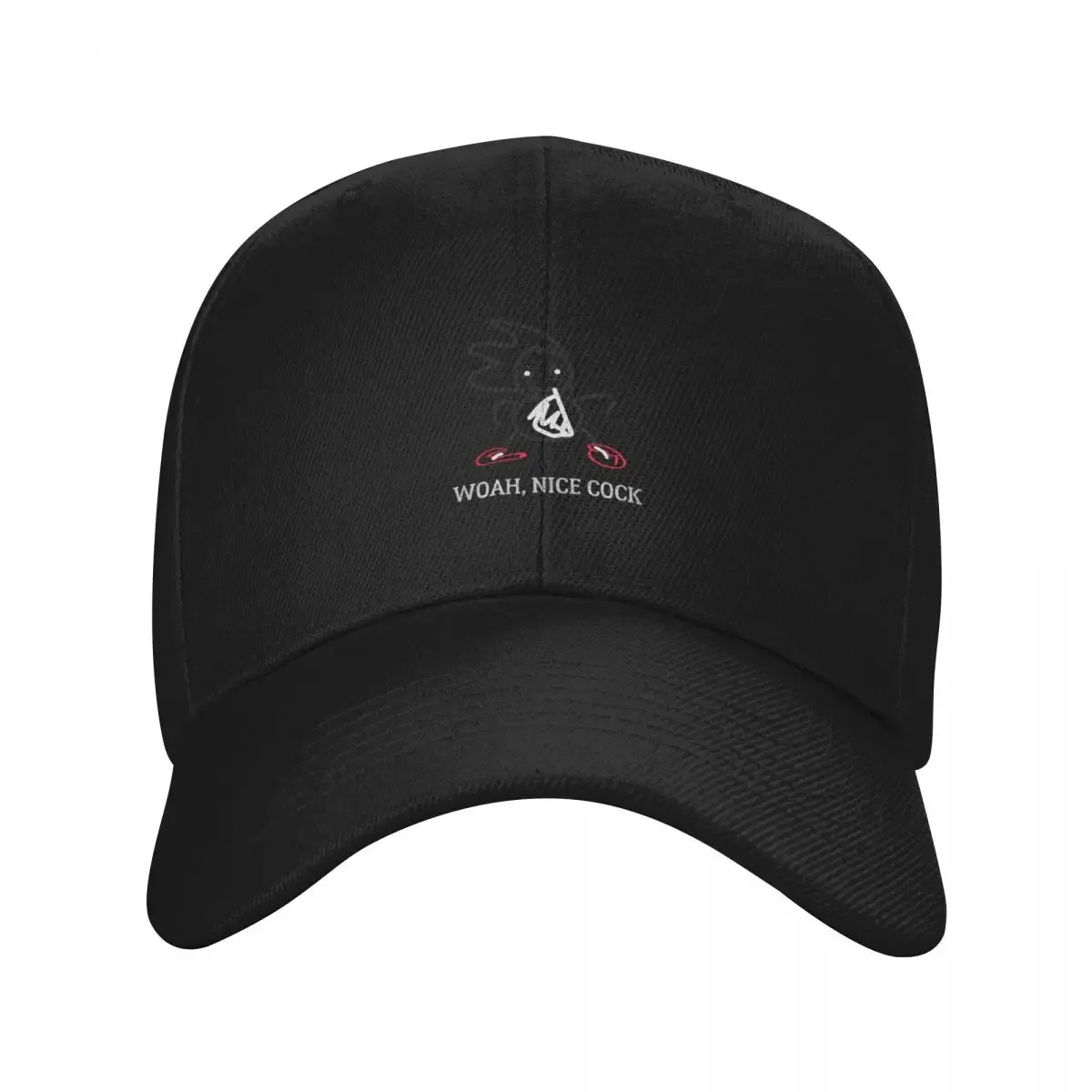 

WOAH, NICE COCK Baseball Cap men's big size hat Snap Back Hat Luxury Cap Men Luxury Brand Women's