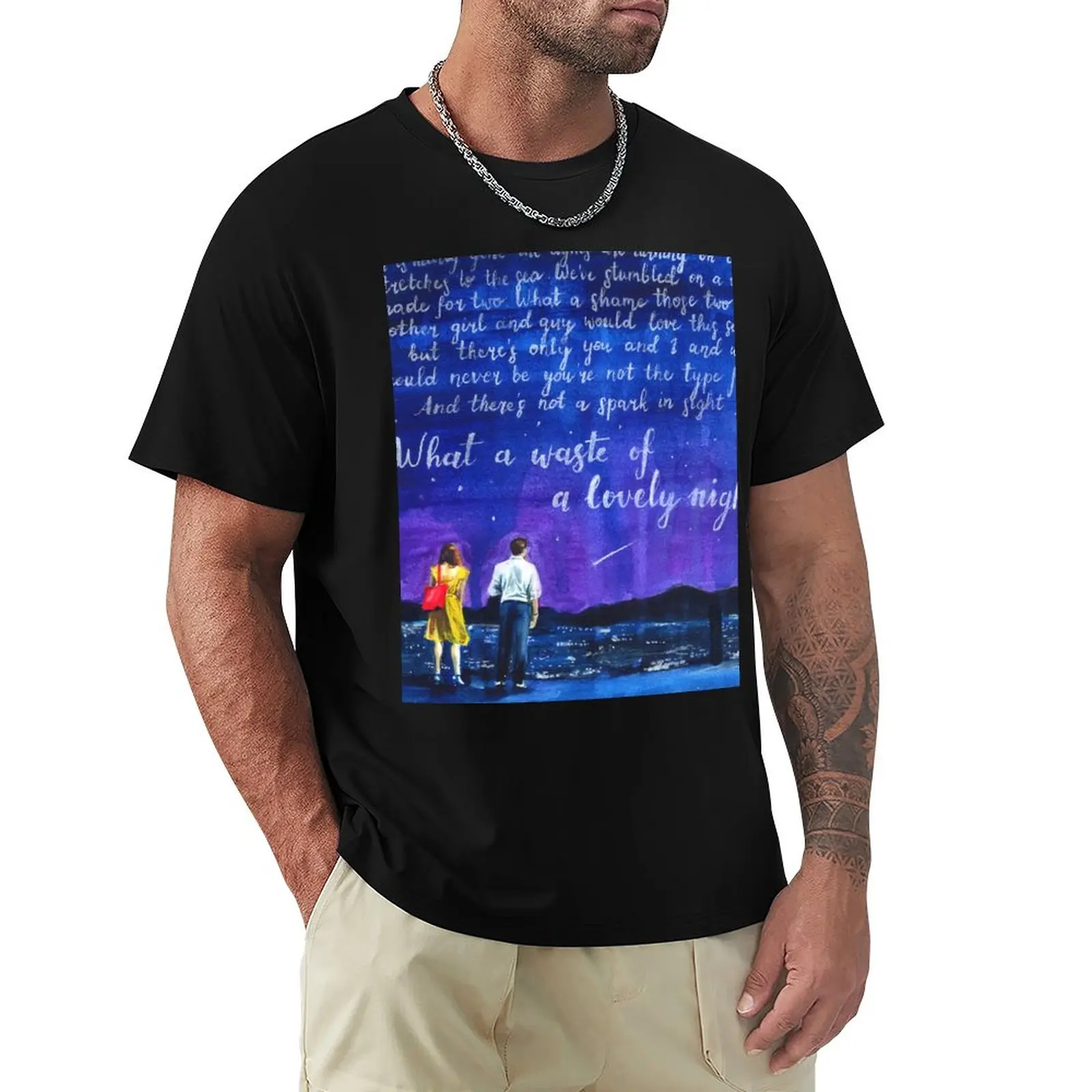 LALALAND fanart T-Shirt quick-drying t-shirt blank t shirts mens cotton t shirts