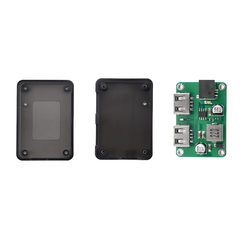 لوحة شحن السيارة للهاتف المحمول ، وحدة خفض الجهد ، خرج USB مزدوج ، DC9V ، 12V ، 24V ، 5V ، 3A