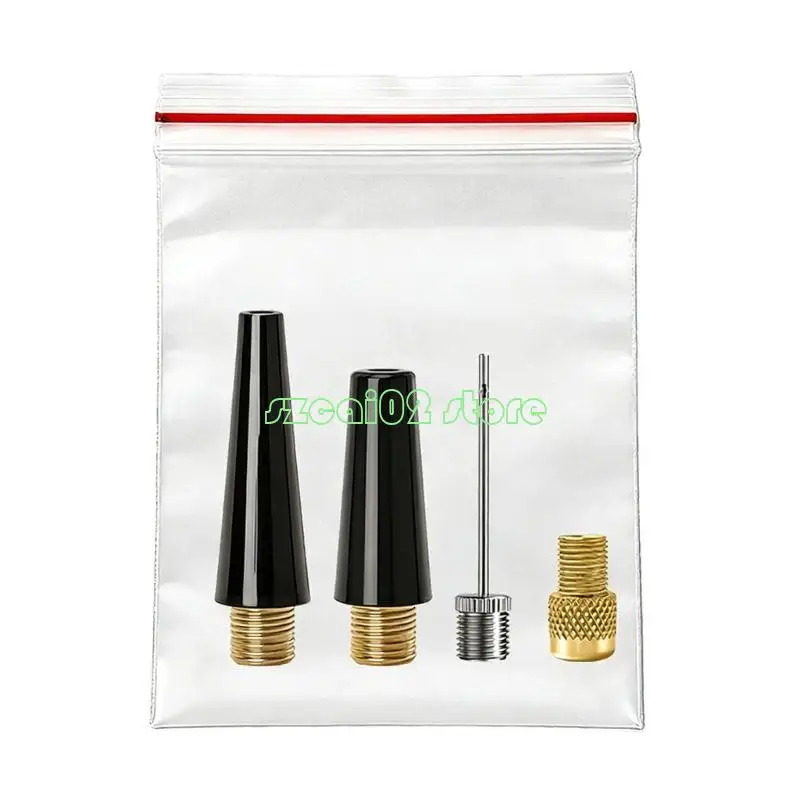 400B High Quality Motorcycle Tire Inflation Adapter For 8V1 Threaded And Non Threaded Pumps Metal Valves Extension Connector