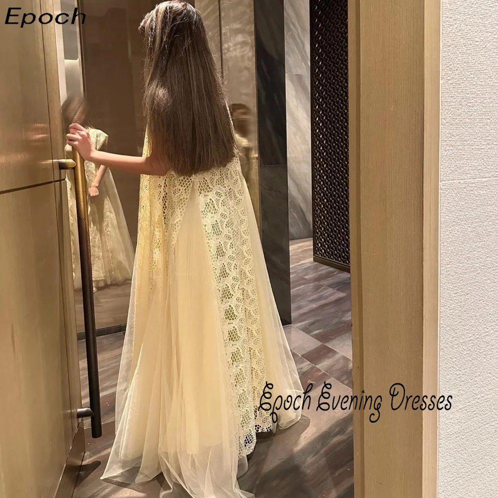 Epochale formelle Abendkleid فساتين مناسبة رسمية elegante A-Linie träger lose elegante Spitze exquisite Heimkehr Ballkleid für Frauen