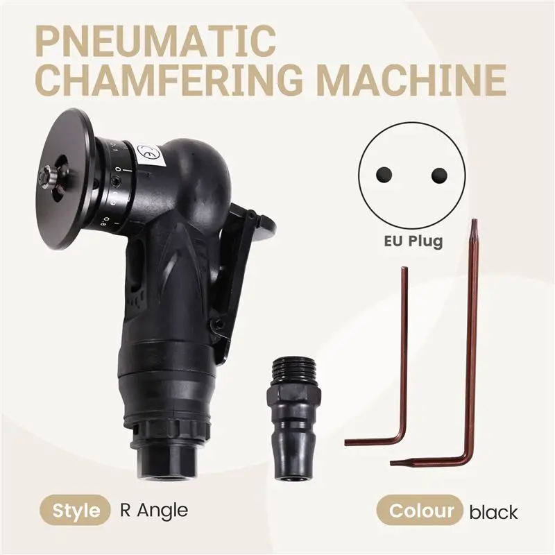 AT53 Pneumatic Chamfering Machine Blade 45 Arc Edging Machine