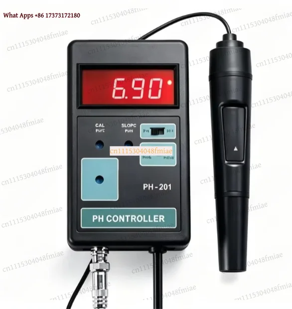 k3 PH-201 Online Digital PH Controller High Precision Water Quality Tester for Swimming Pools Aquariums Spa Continuous Monitor